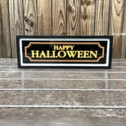 Michaels Halloween Decor - Happy Halloween Acrylic Wood Sign
