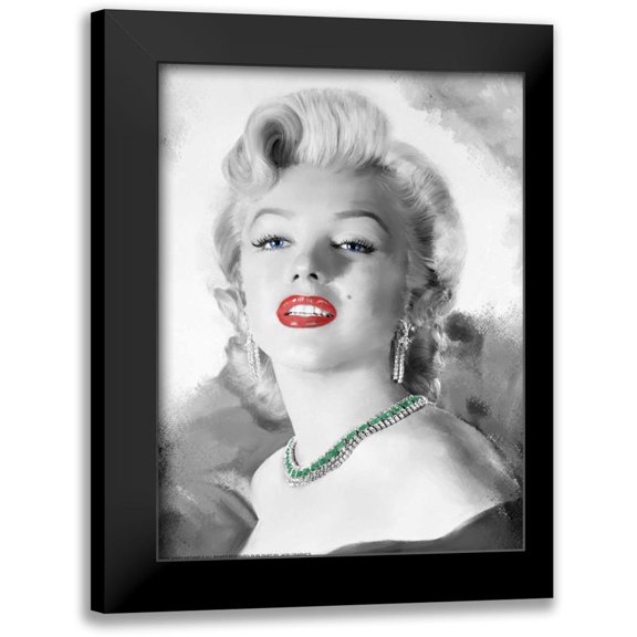 Michaels, Jerry 12x14 Black Modern Framed Museum Art Print Titled - Girls Best Friend