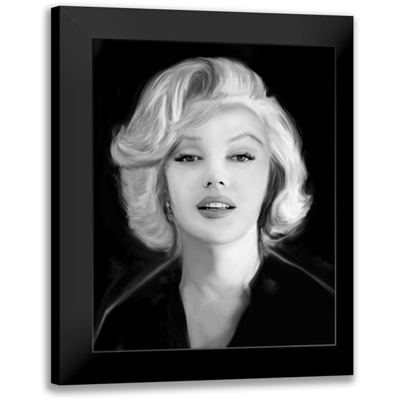 Michaels, Jerry 12x14 Black Modern Framed Museum Art Print Titled - Marilyns Whisper