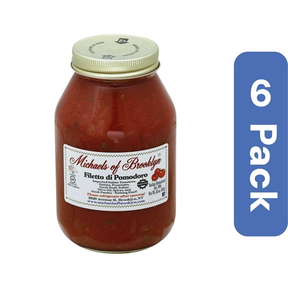 Michaels Of Brooklyn Filetto di Pomodoro Sauce Gluten-Free 32 oz (Pack Of 6)