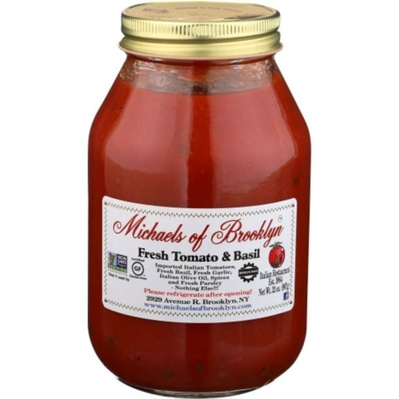 Michaels Of Brooklyn Fresh Tomato & Basil 32 oz Pack of 4
