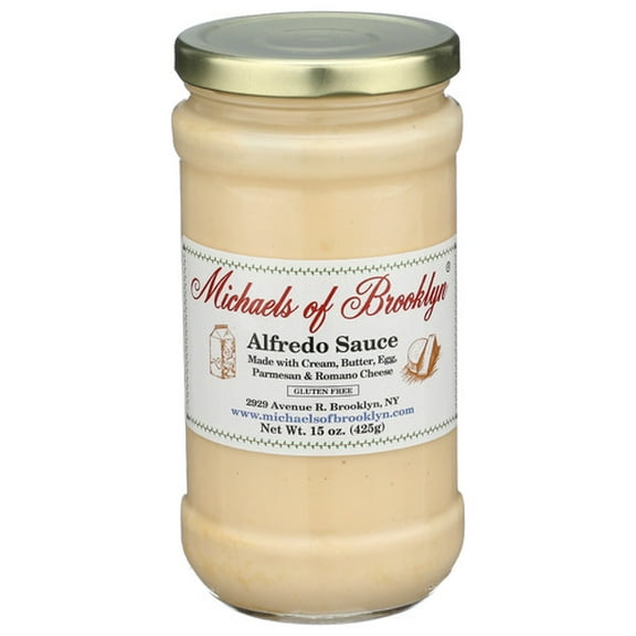 Michaels of Brooklyn Alfredo Pasta Sauce 15 oz (Pack of 6)