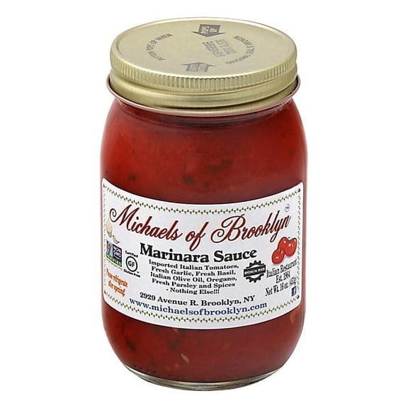 Michaels of Brooklyn Pasta Sauce Marinara - 16 oz Pack of 4