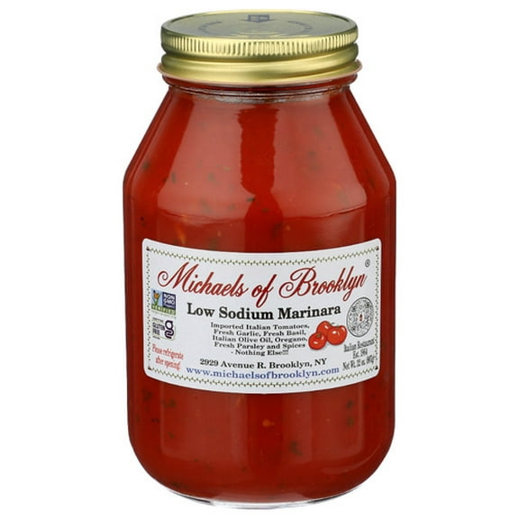 Michaels of Brooklyn Pasta Sauce Marinara 32 oz (Pack of 6)
