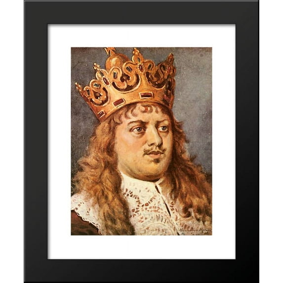 Michal Korybut 20x24 Framed Art Print by Matejko, Jan