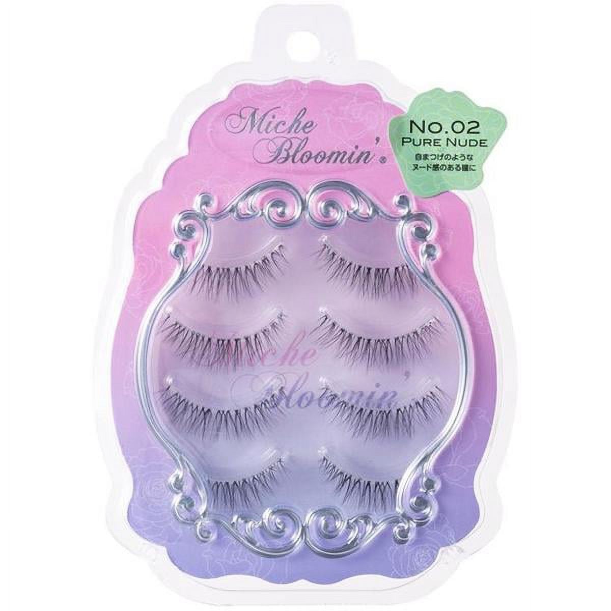 Miche Bloomin 3D Eyelashes No. 02 Pure Nude 4 Pairs - Walmart.com