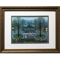 thumbnail image 1 of Michel Delacroix "Kiosque" CUSTOM FRAMED New Primitive Art Generic, 1 of 3