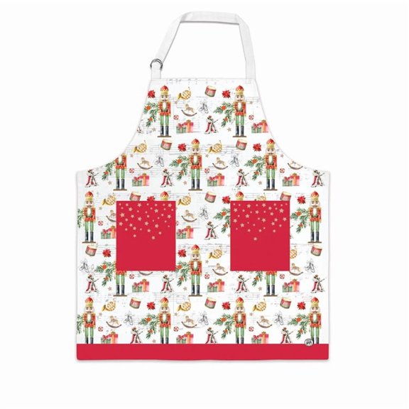 Michel Design Works Cotton Apron with Pockets, Nutcracker Suite (811426)