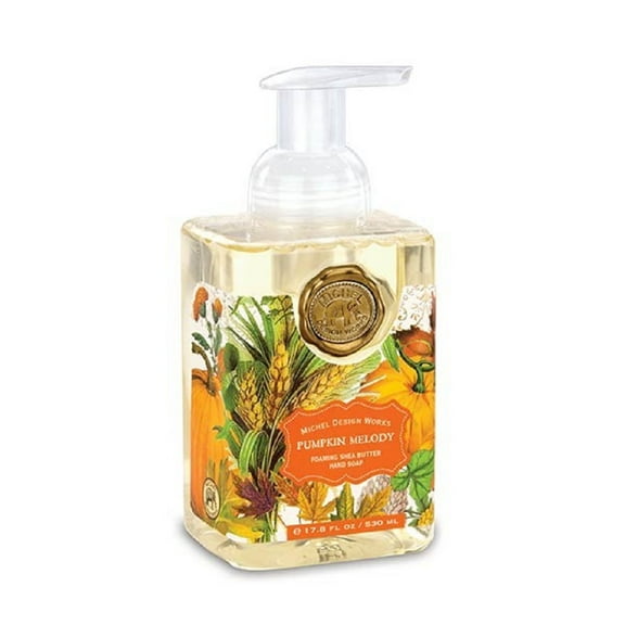 Michel Design Works Foaming Shea Butter Hand Soap, 17.8-Ounce, Pumpkin Melody
