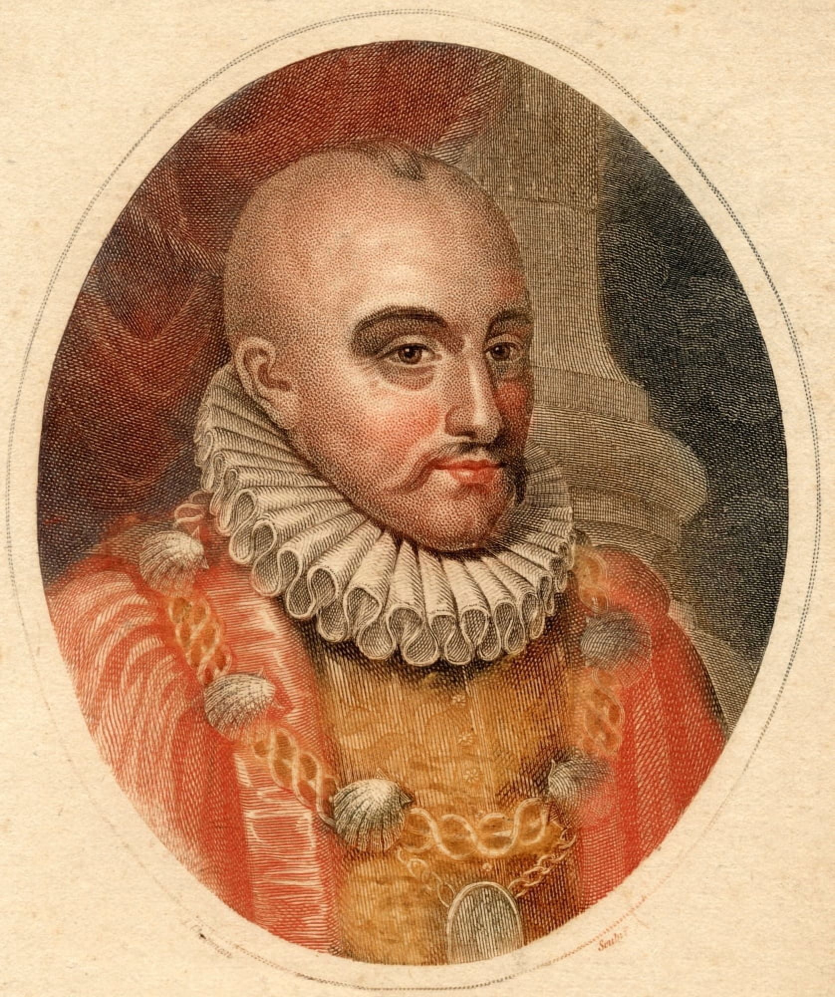 Michel Eyquem De Montaigne1533-1592 French Writer19Th Century Print Canvas Art - Ken Welsh Design Pics (28 x 32)