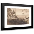 thumbnail image 1 of Michel Jean Cazabon 18x15 Black Modern Framed Museum Art Print Titled - Cedar Point, Tamana, 1 of 5