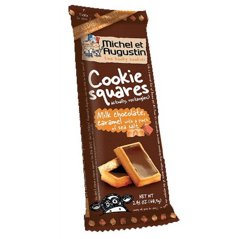 Michel et Augustin Milk Chocolate Cookie Squares 2.41 Oz - Pack of 20 