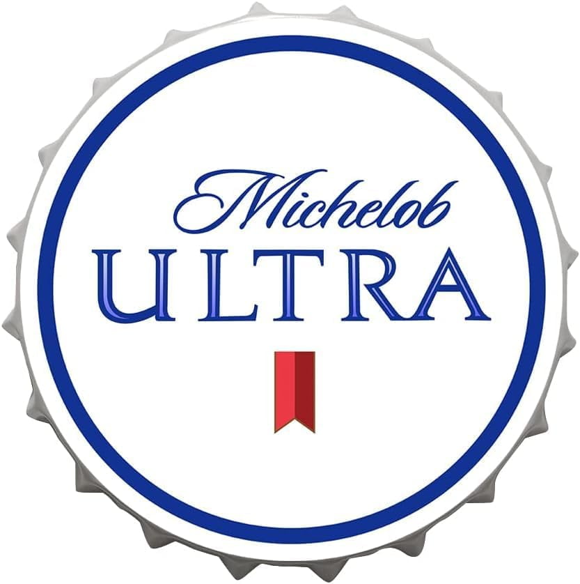 Michelabs Ultra Decorative Bottle Cap Metal Tin Signs Cafe Beer Bar ...