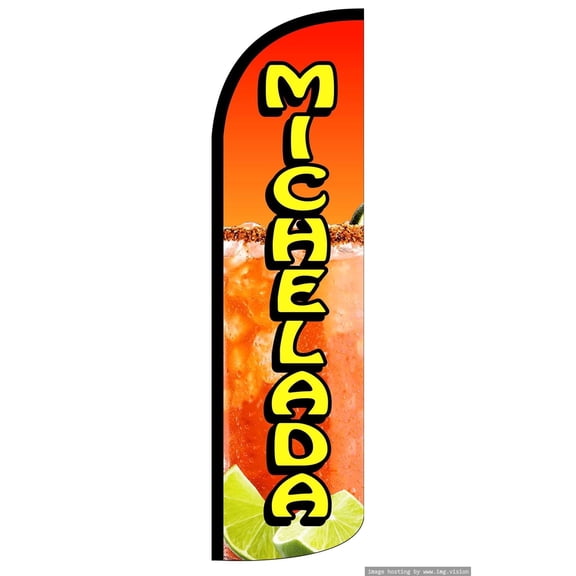Michelada Windless flag Without Pole Advertisement /Business Flags | Feather Flag |