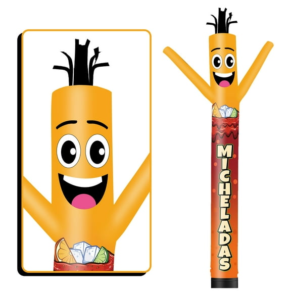 Micheladas Inflatable Tube Man Wacky Wavy Dancing Guy for Outdoor Decoration Advertising Business Promotion (Blower Not Included)