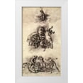 thumbnail image 1 of Michelangelo 10x14 White Modern Wood Framed Museum Art Print Titled - The Fall Of Phaeton-4, 1 of 4