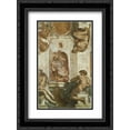 thumbnail image 1 of Michelangelo 2x Matted 20x24 Black Ornate Framed Art Print 'The Separation of the Waters', 1 of 2