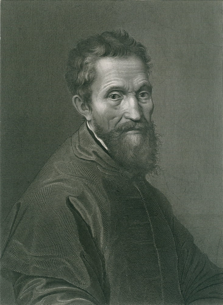 Michelangelo Buonarroti History Poster Print - Walmart.com