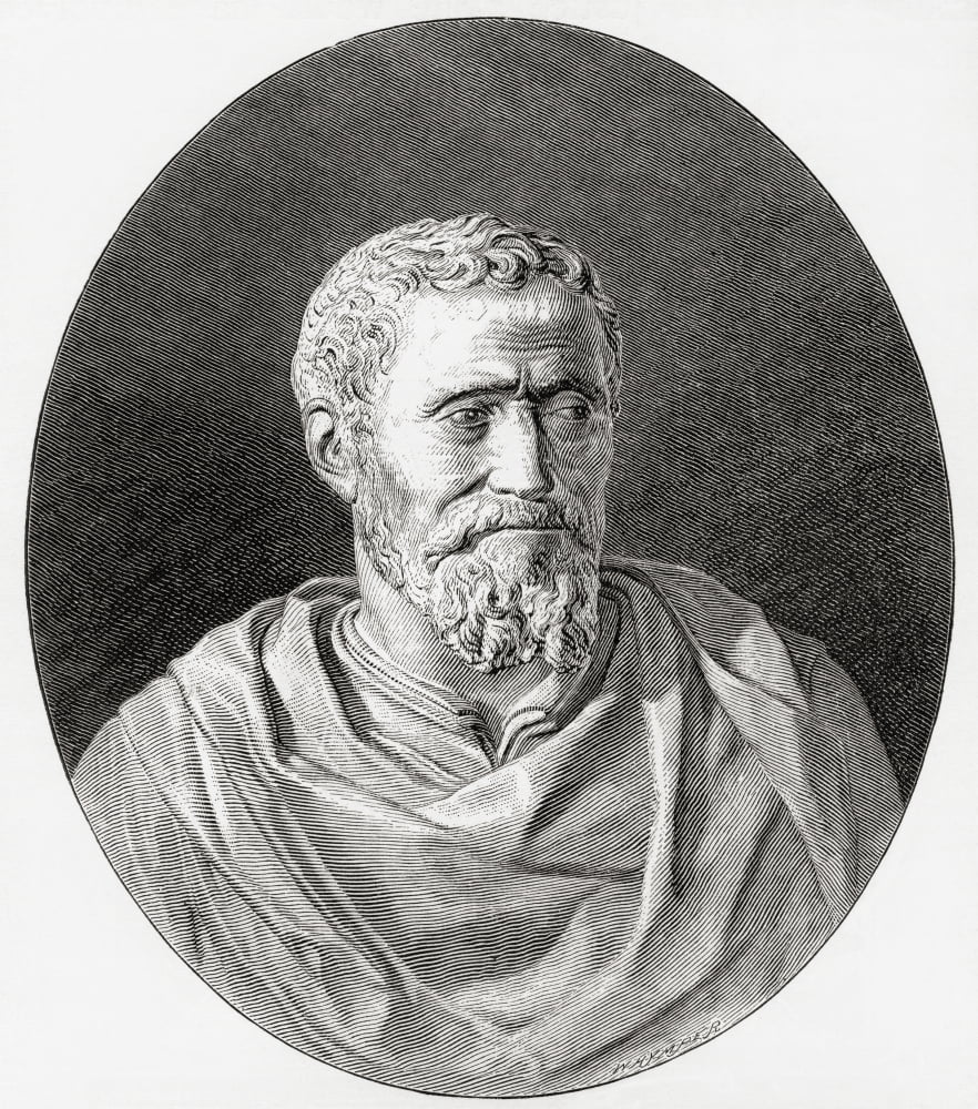 Michelangelo Di Lodovico Buonarroti Simoni1475 Canvas Art - Ken Welsh Design Pics (14 x 16)