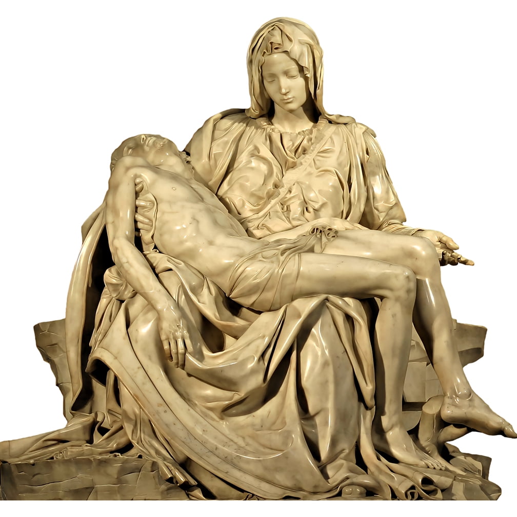 Michelangelo Pieta Virgin Mary Jesus Christ Cardboard Cutout Standee