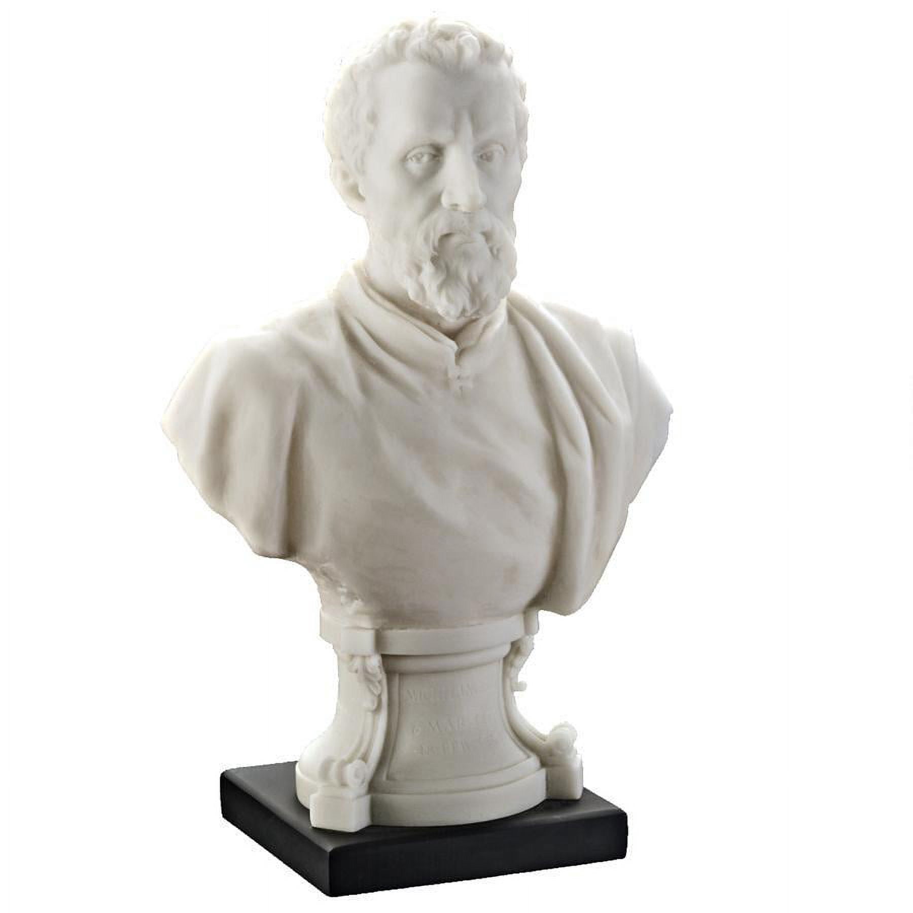 Michelangelo Renaissance Master Bonded Marble Resin Statue