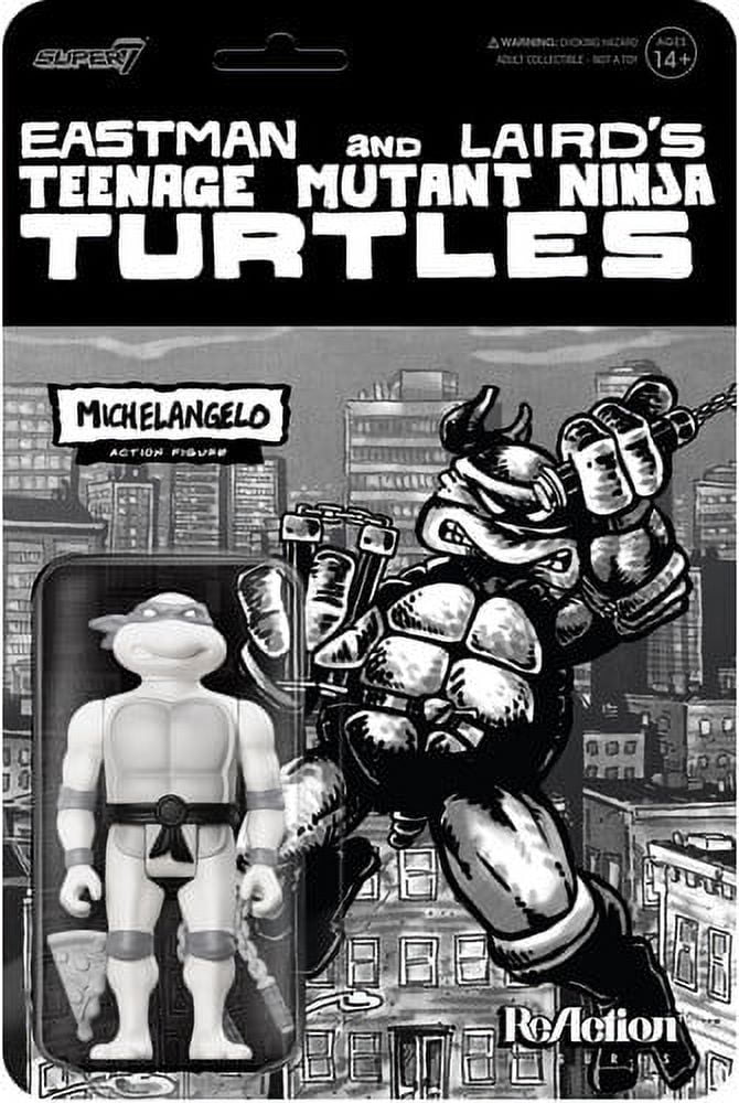 Michelangelo Grayscale 3.75" Action Figure with Accessories