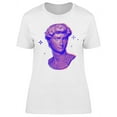 thumbnail image 1 of Michelangelo's David Bust Design T-Shirt Women -Image by Shutterstock, Female Large, 1 of 2