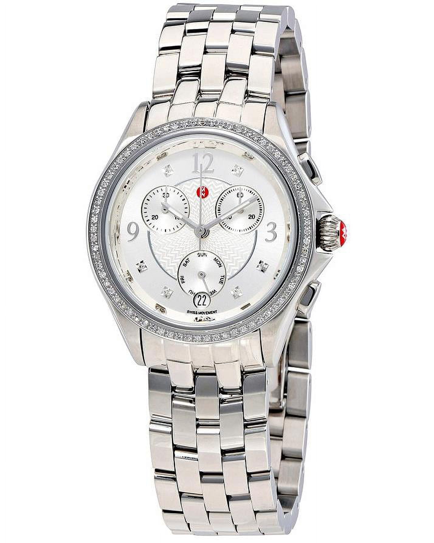 Michele Belmore Chronograph Stainless Steel Ladies Watch