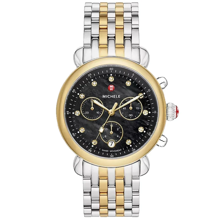Michele CSX Chronograph MWW03D000054 Black Dial Bracelet 