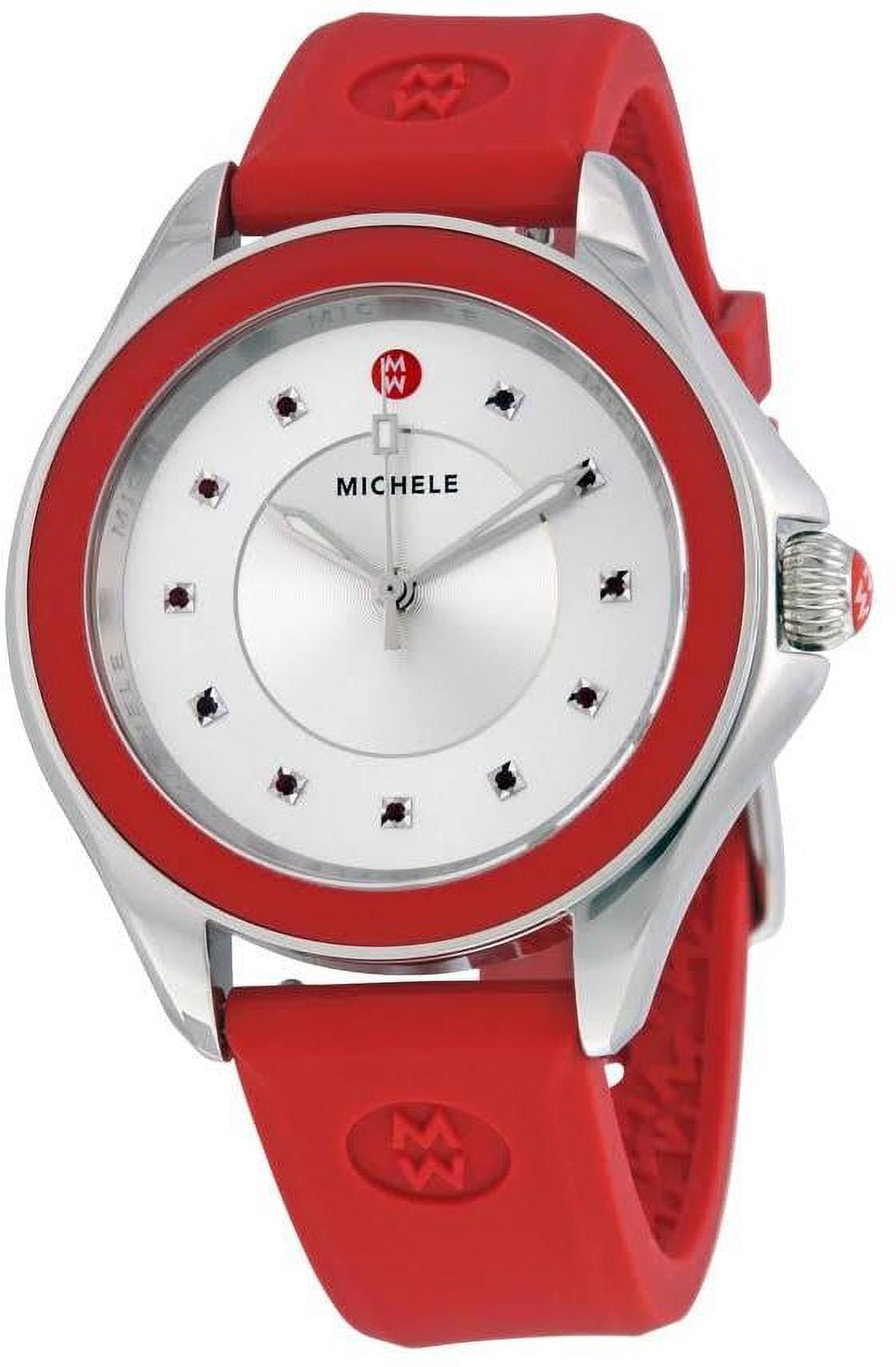 Michele watch store with silicone band