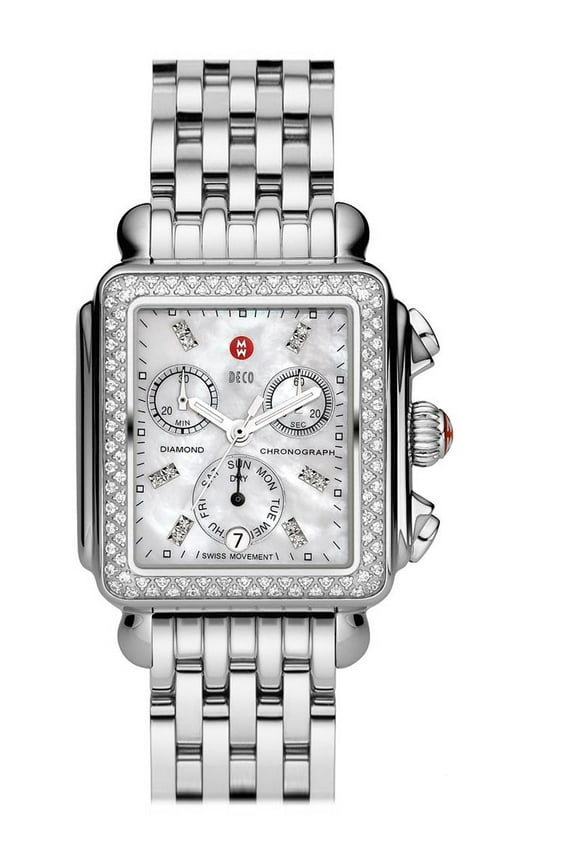 Deco MWW06P000099 33mm Silver Steel Bracelet & Case Synthetic Sapphire Women's Watch