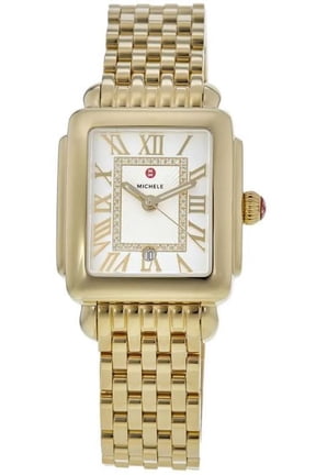 Deco Madison Diamond Silver Dial Women's Watch MWW06G000014