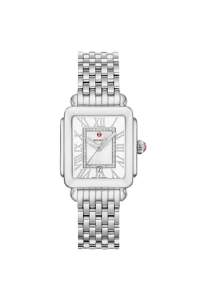 Women's Deco Madison White Silver Dial Watch - MWW06G000012