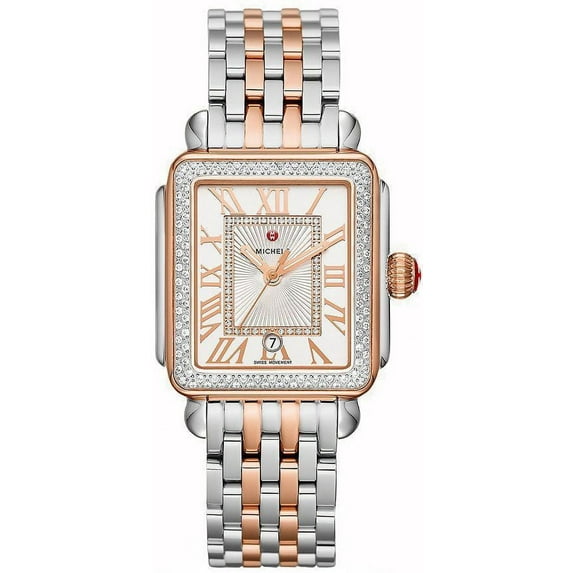 Michele Deco Madison Two-Tone Diamond Women's Watch MWW06T000220