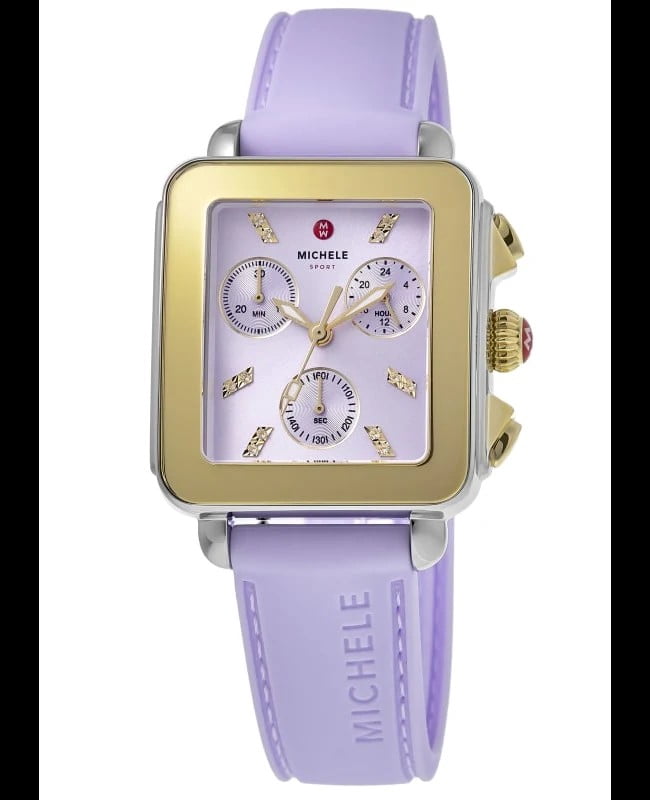 New Michele Serein Lavender Diamond Watch Serein Stainless Steel Diamond Watch - MWW21A000068 main image 2