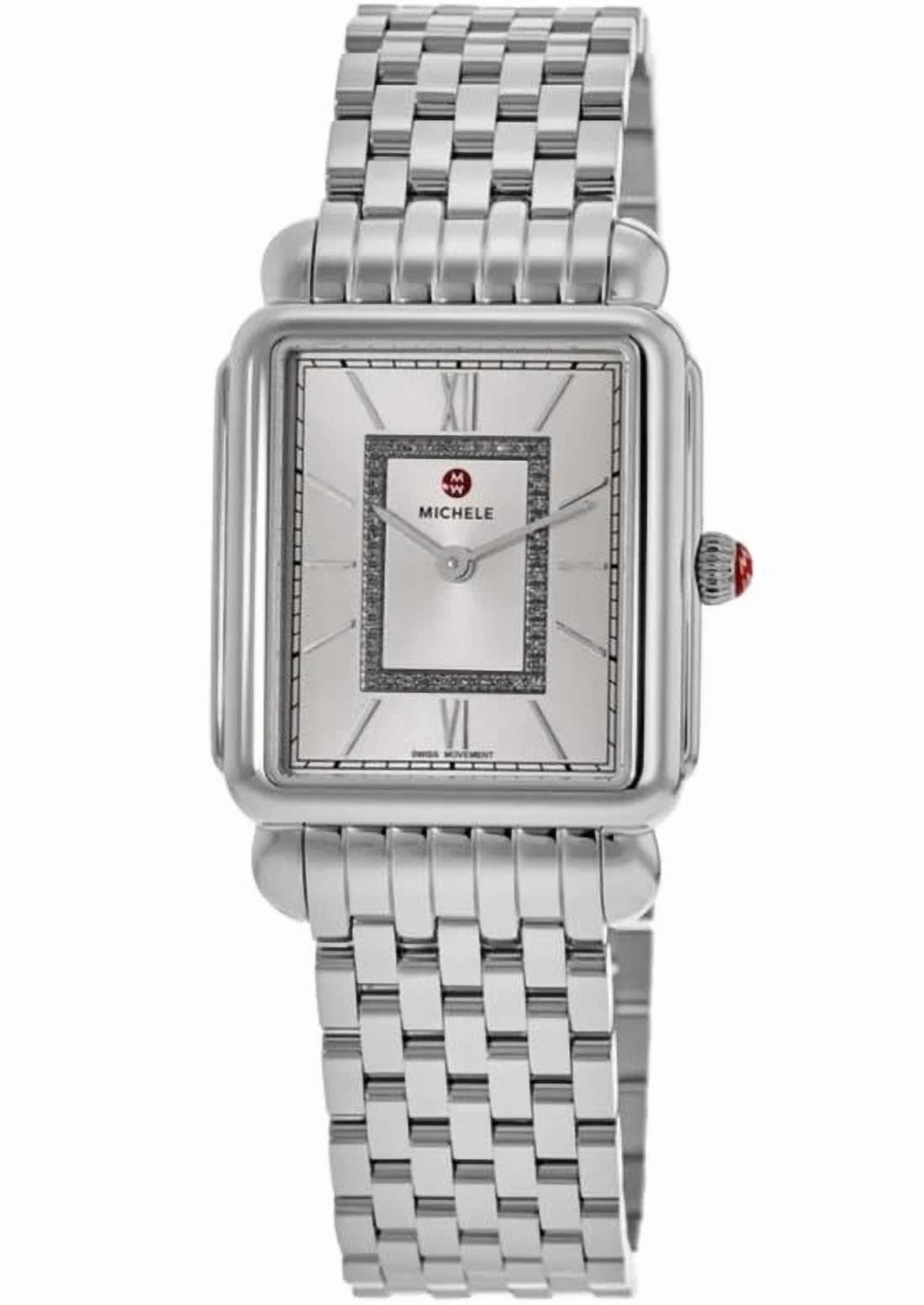 Michele Deco Ii Mww06x000035 Diamond Silver Dial Steel  display picture 3