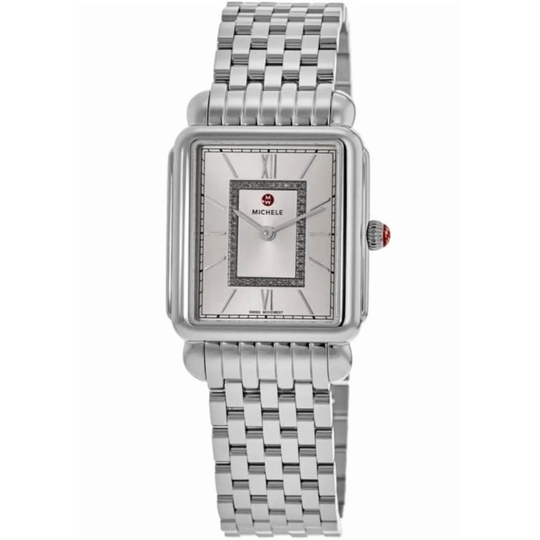Michele Gray and Silver Women\'s Watch MWW01P000011 Michele Sporty Sport Sail Slate Silicone Womens  main image 3