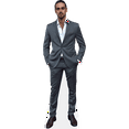 thumbnail image 1 of Michele Morrone (Grey Suit) Mini Cardboard Cutout Standee, 1 of 5