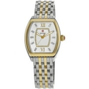 Michele Releve Mother of Pearl Diamond Dial Two-Tone Steel Womens Watch MWW19B000004