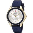 thumbnail image 1 of Michele Women's Cape Silicone Navy Analog 40mm Watch MWW27A000013, 1 of 1