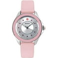 thumbnail image 1 of Michele Women's Cape Silicone Pink Analog 40mm Watch MWW27A000025, 1 of 2