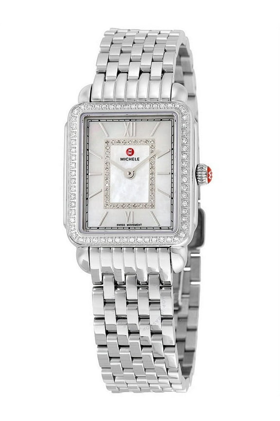 Women's Deco II Mid Silver Diamond Case 26mm Watch MWW06I000001