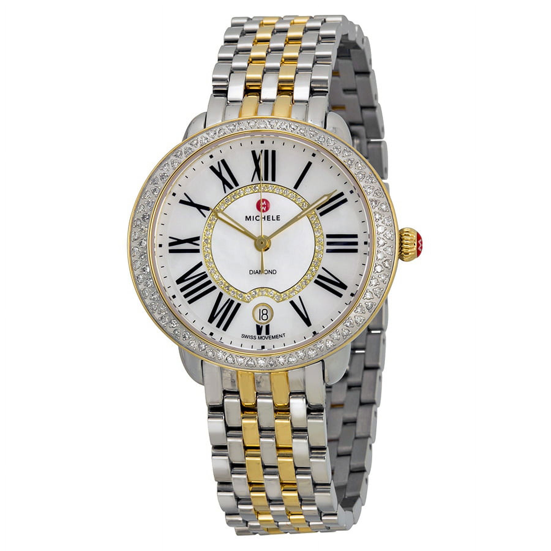 Michele Women's Serein Collection 36mm Watch MWW21B000032