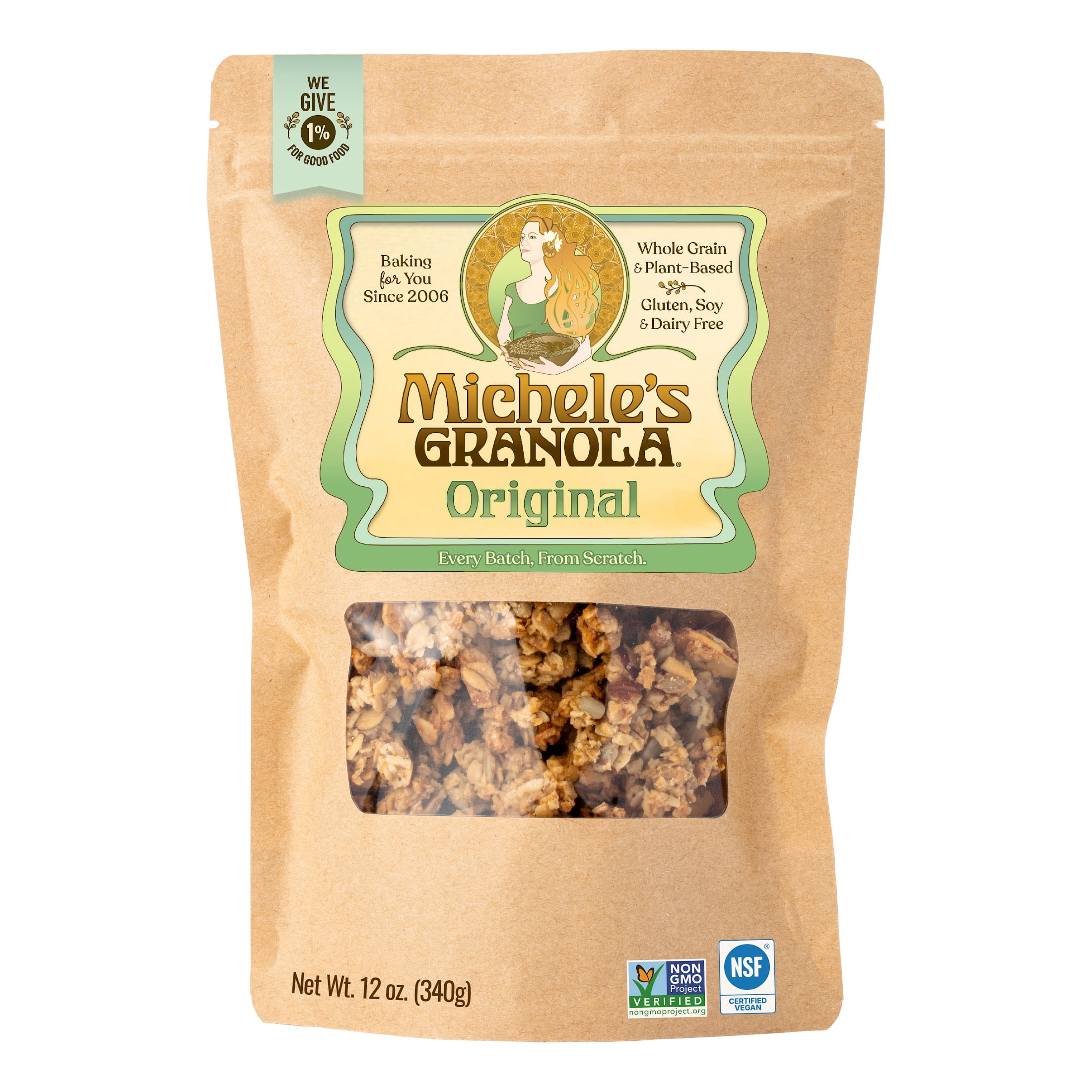 Michele's Granola Original Gluten-Free & Non-GMO, 12 oz Package