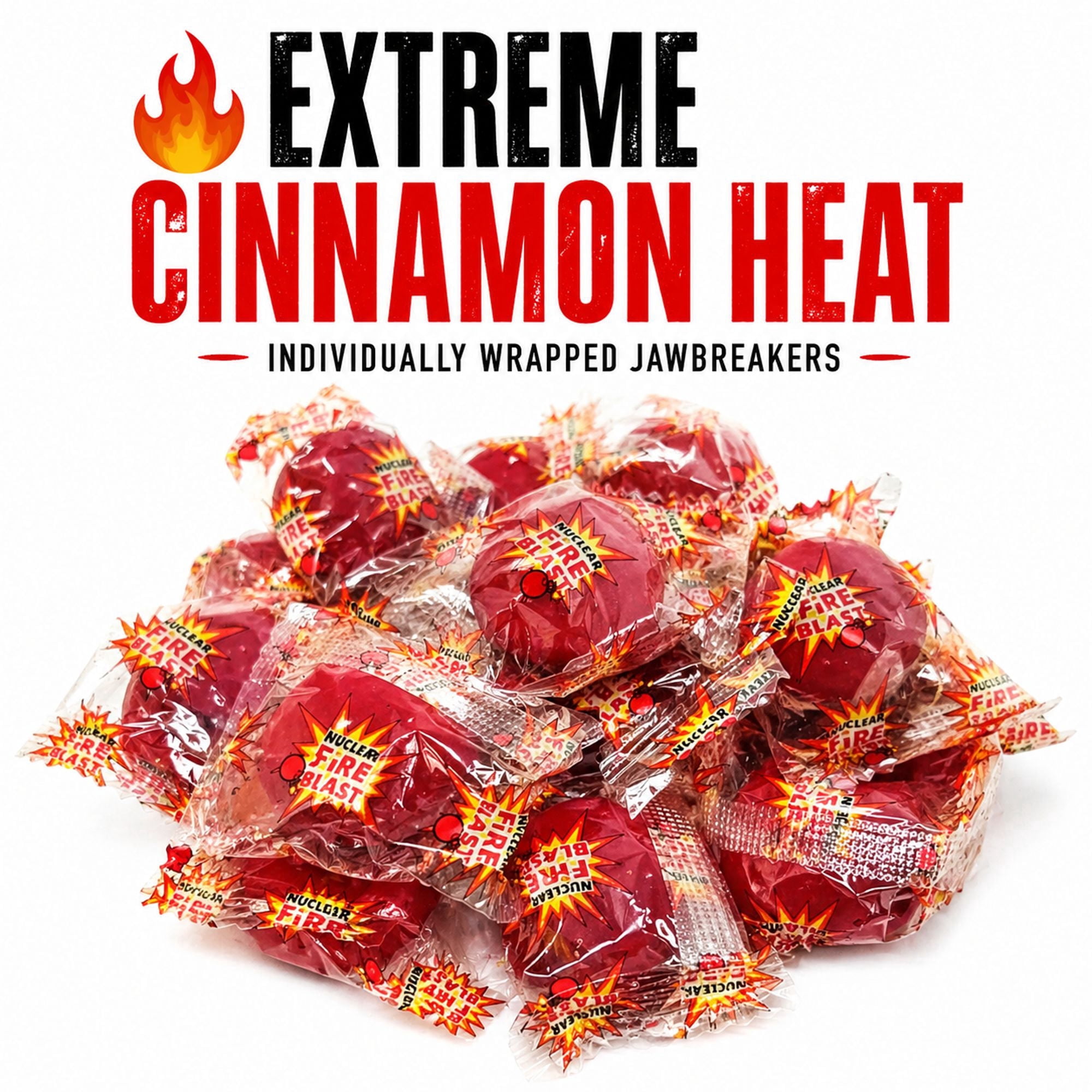 Michele's Pantry Fireball Jawbreakers Hot Cinnamon Hard Candy 2 lb