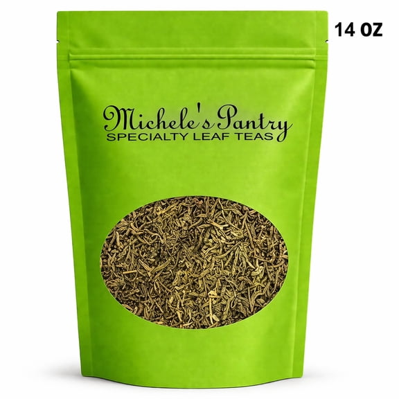 Michele's Pantry Green Breakfast Tea Bulk 14 oz.. Fine China Loose Leaf Green Tea