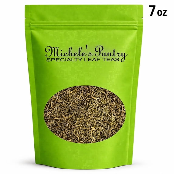 Michele’s Pantry Green Tea Loose Leaf 7 oz, Smooth Low Tannin