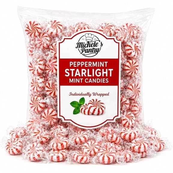 Colombina Wrapped Starlight Peppermint Candies, 4 lbs, 2 pack No Known Allergens