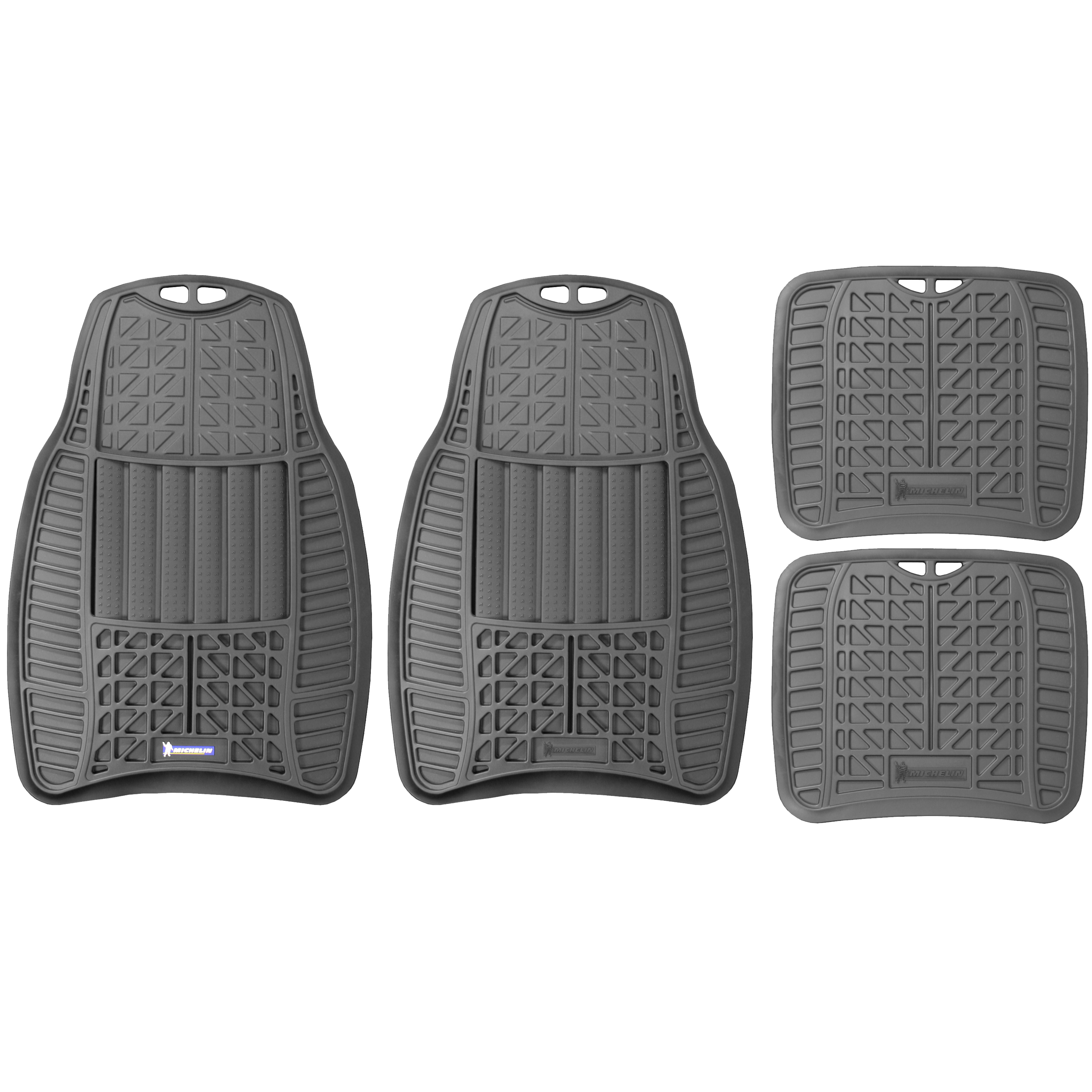 Michelin 4-Piece All-Weather Floor Mat Set, Gray - image 1 of 1