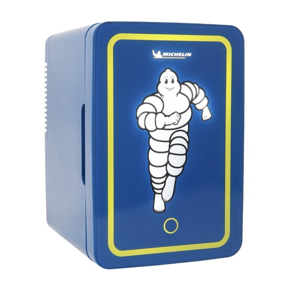Michelin 6L Portable Mini Fridge w/ LED Light, 12V 110V 6 Can Cooler